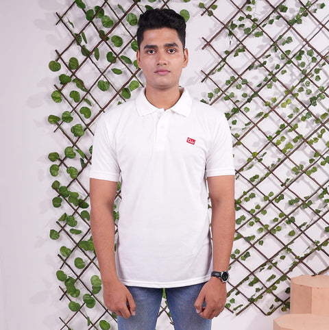 White Adrobe Polo T-Shirt